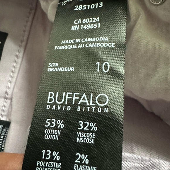 ❤️ Buffalo David Bitton Aubrey  Light Purple Straight Leg Jeans Size 10 NWOT - Picture 4 of 7